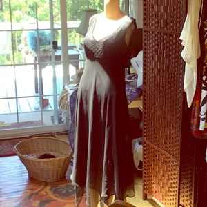 Black elegant cocktail dress size 6
